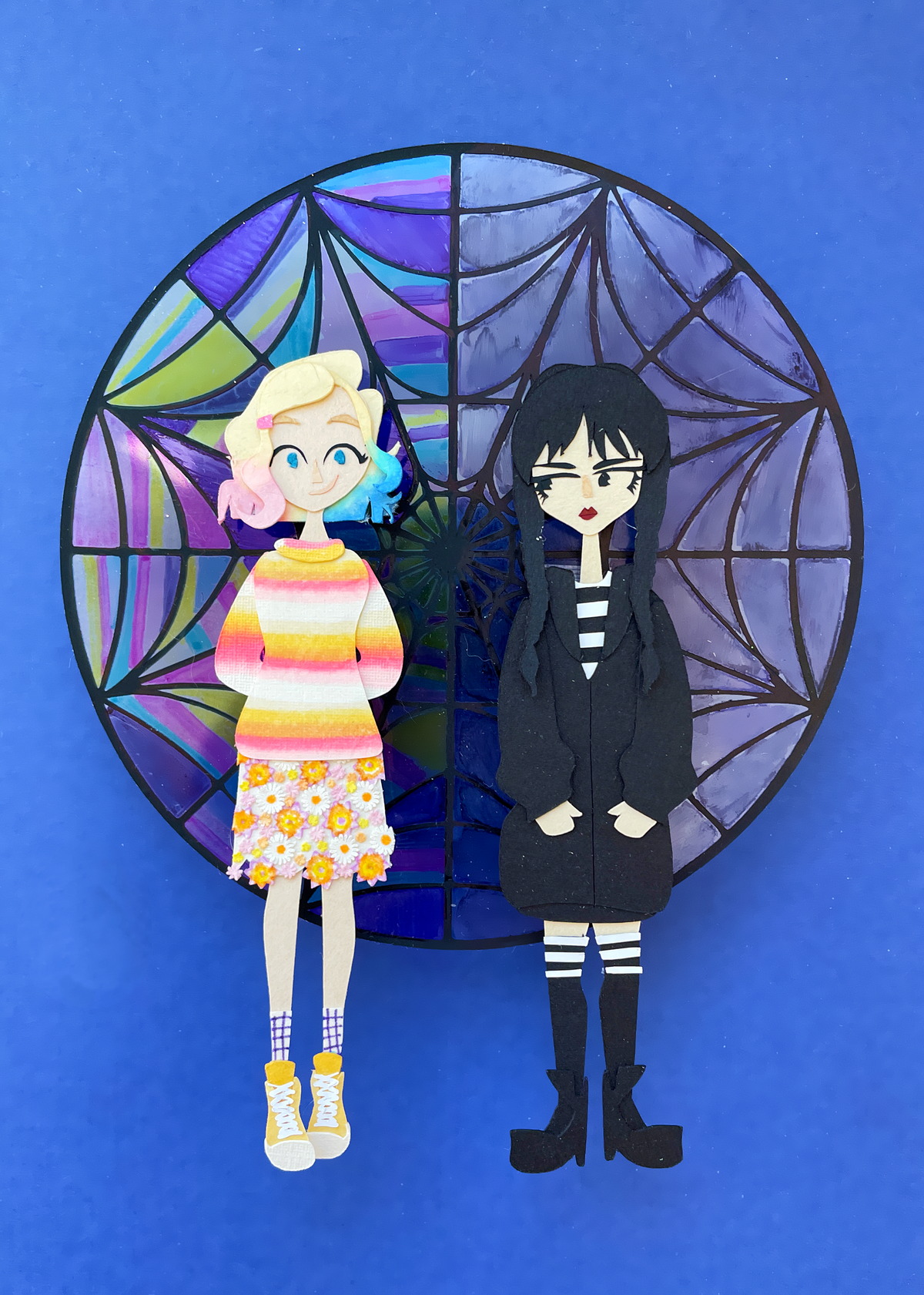 PRINT Wednesday + Enid | Wednesday