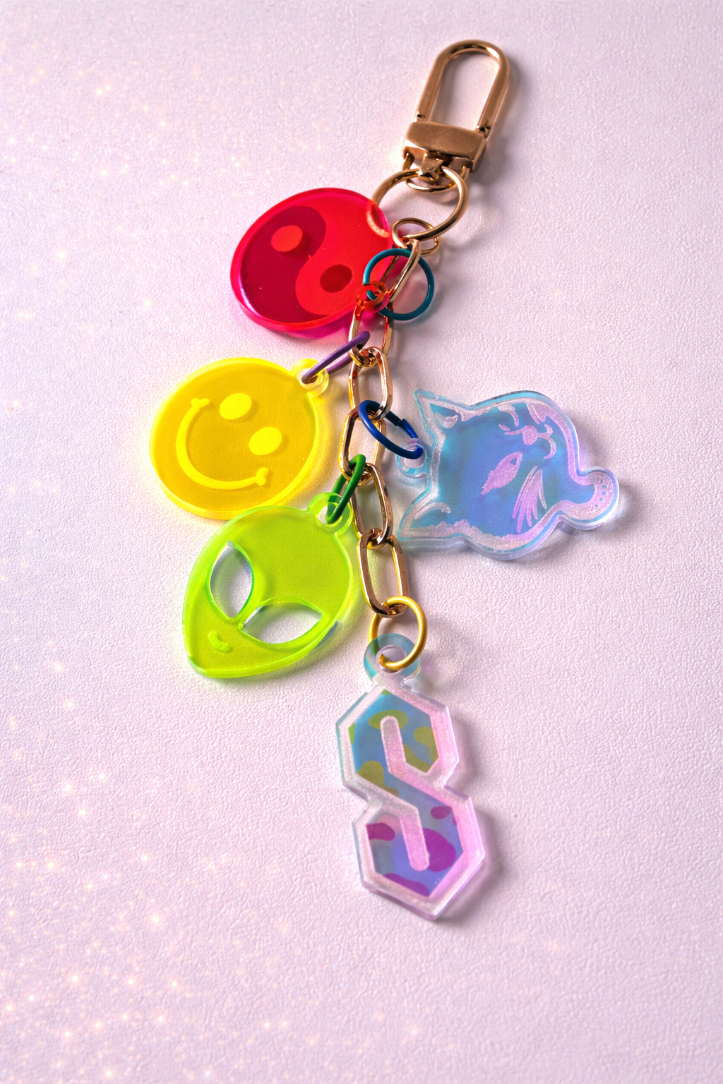 90s Charm Keychain