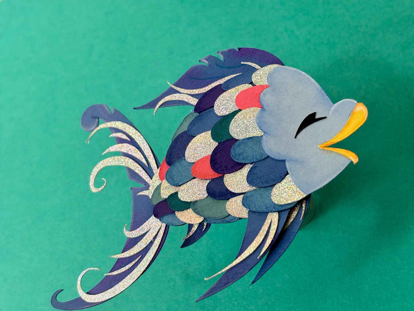 PAPER PIECE Rainbow Fish