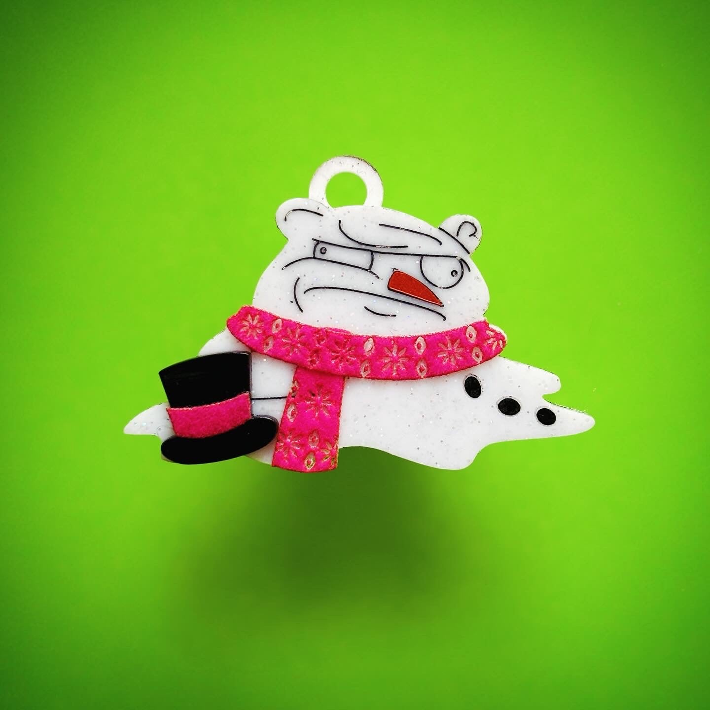 MELTED Snowman  Kuchi Kopi