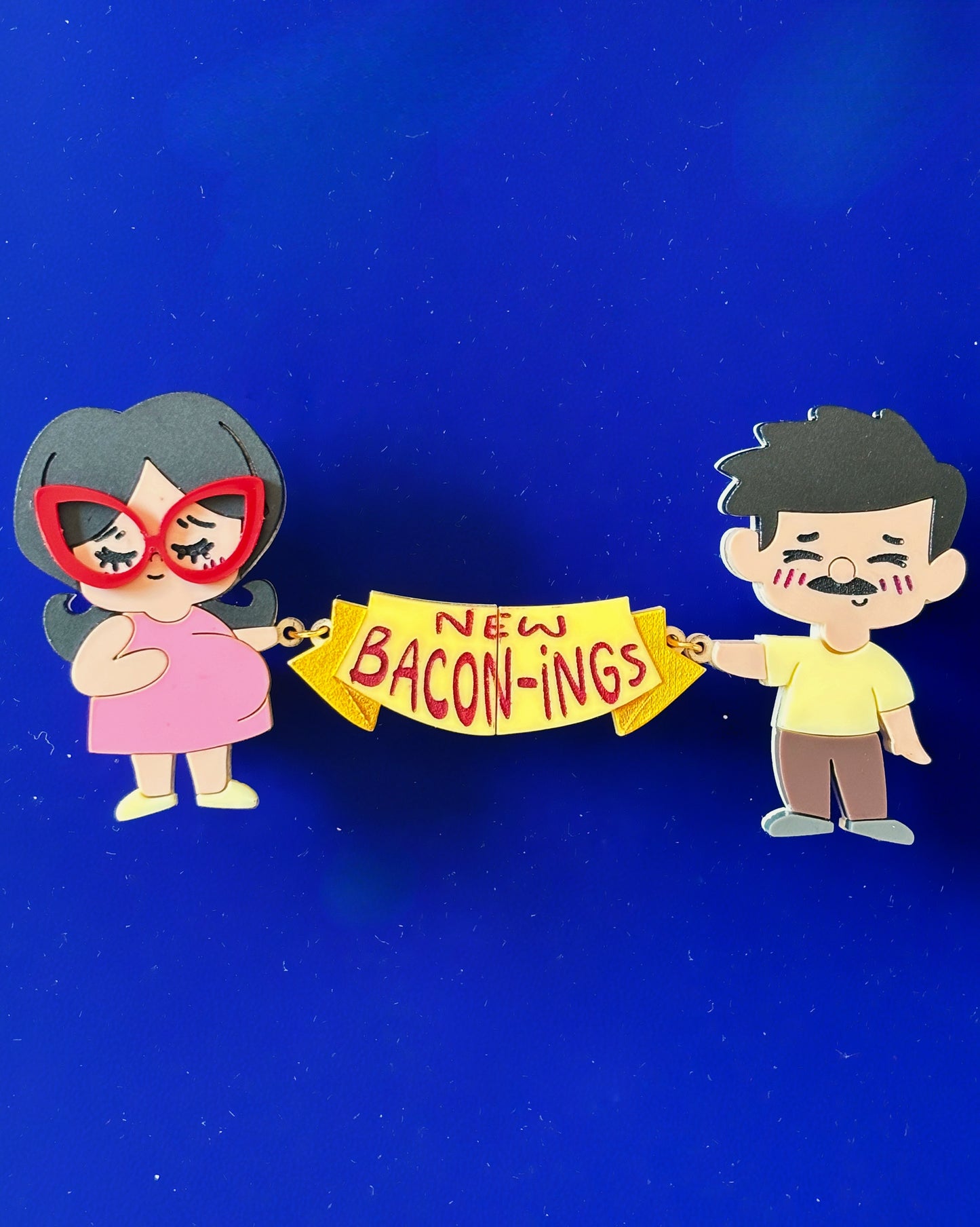 New Bacon-ings Acrylic Keychain/Magnet