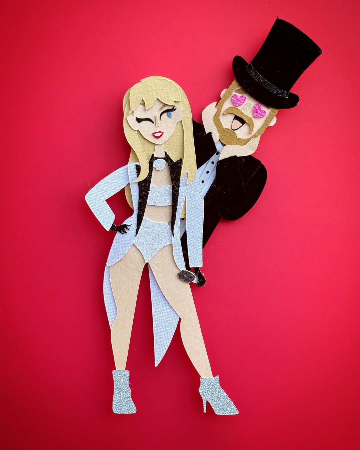 Taylor Swift Eras PAPER PIECE- TRAVIS AND TAYLOR