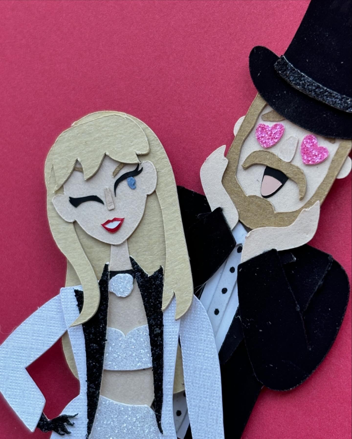 Taylor Swift Eras PAPER PIECE- TRAVIS AND TAYLOR