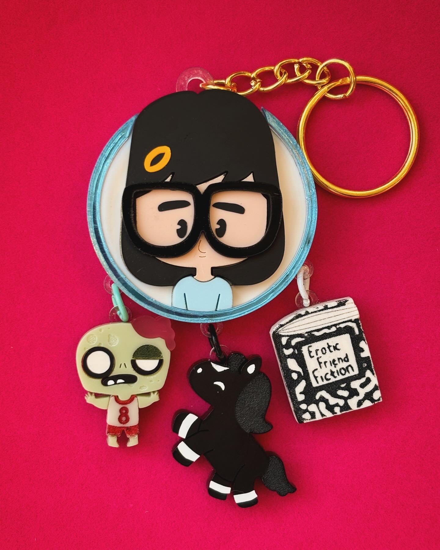 Strong Smart Sensual Tina Keychain