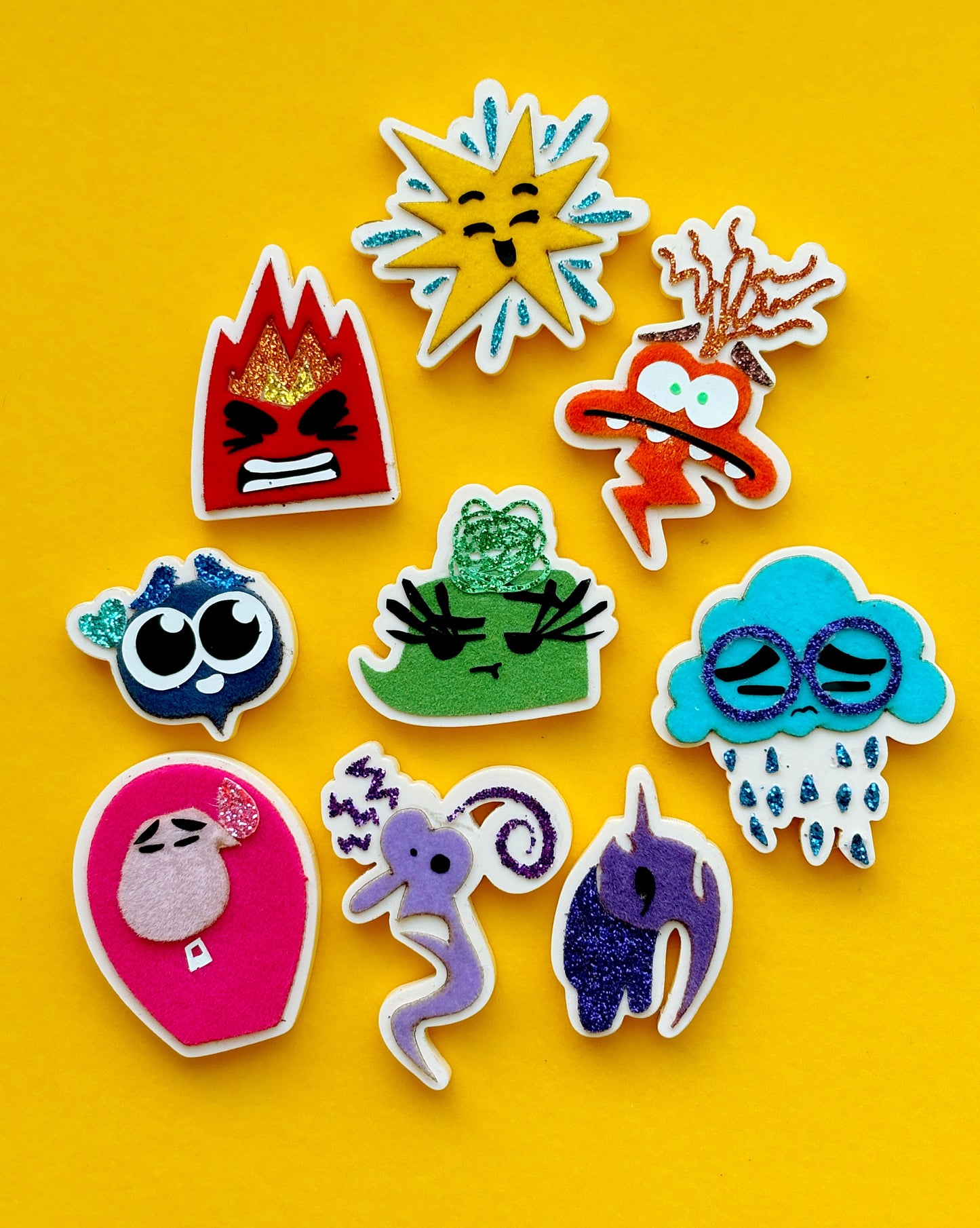 Little emotions FULL SET (magnet or pin)