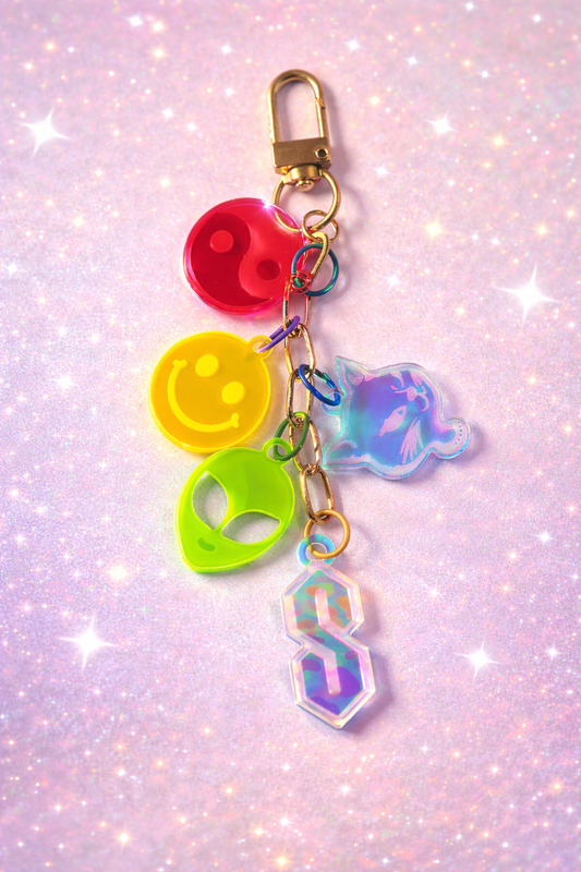 90s Charm Keychain