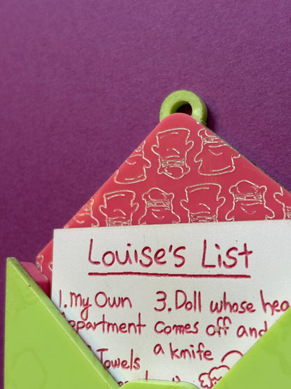 Louise Totally Normal Christmas List Ornament