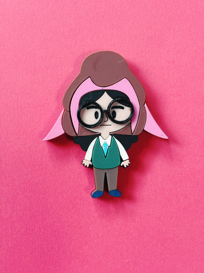 Mr. Frond Louise Acrylic Pin