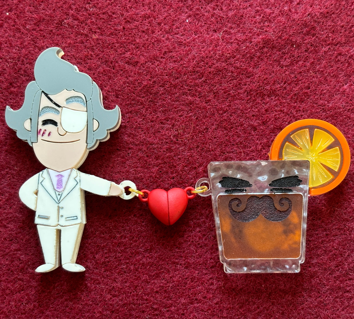 Mr. Fischoeder + Bourbon Pin