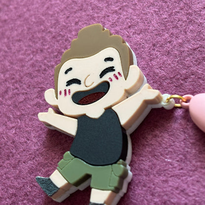 Zeke + Jimmy Jr. Acrylic Pin