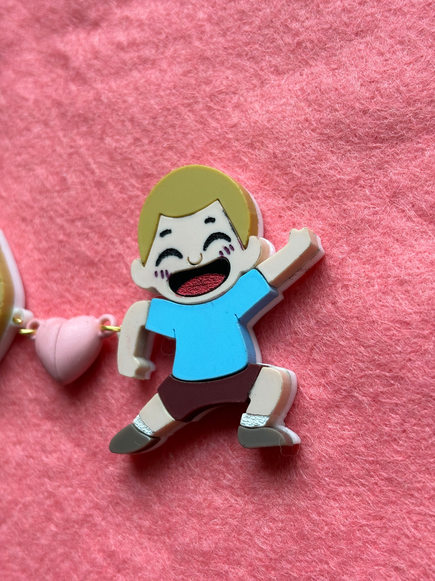 Rudy + Pancake Acryllic Pin