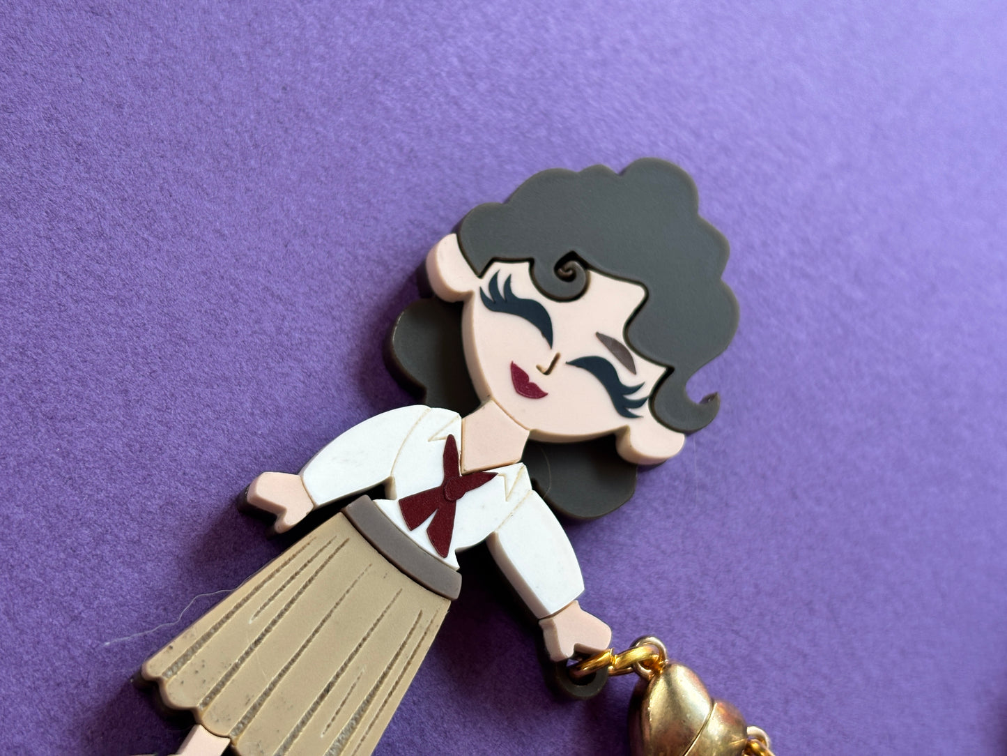 Evie + Rick Magnet Pin