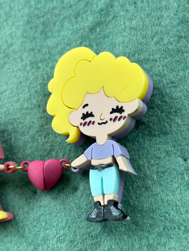 Tammy + Jocelyn  Acrylic Pin