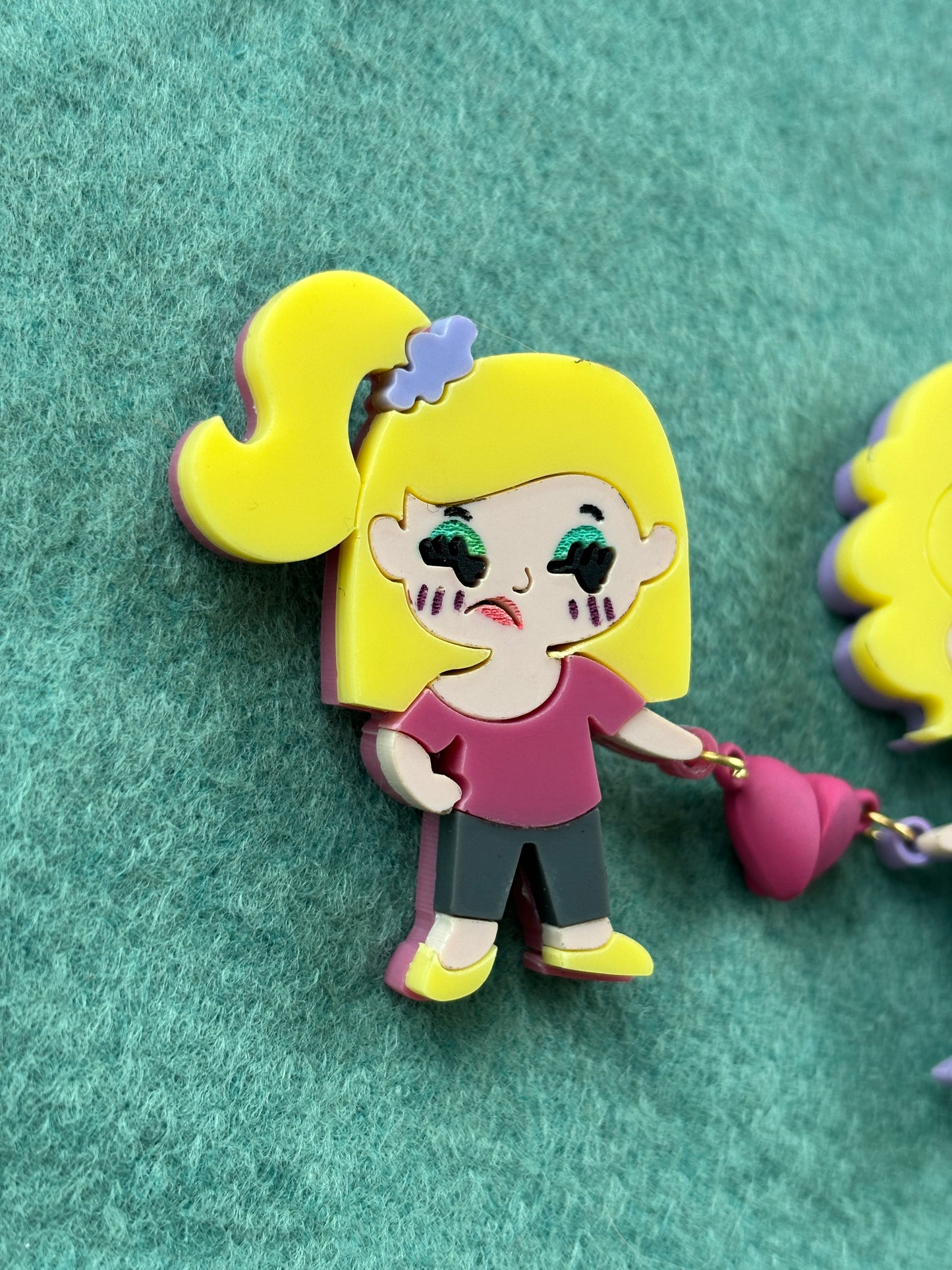 Tammy + Jocelyn  Acrylic Pin