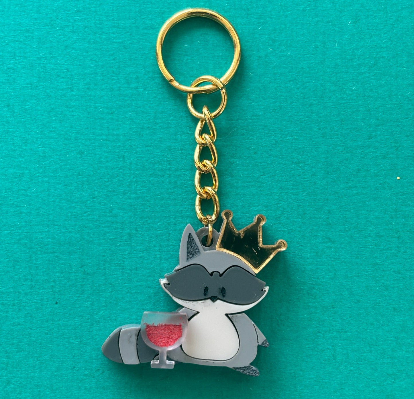 Little King Trash Mouth Mini Keychain