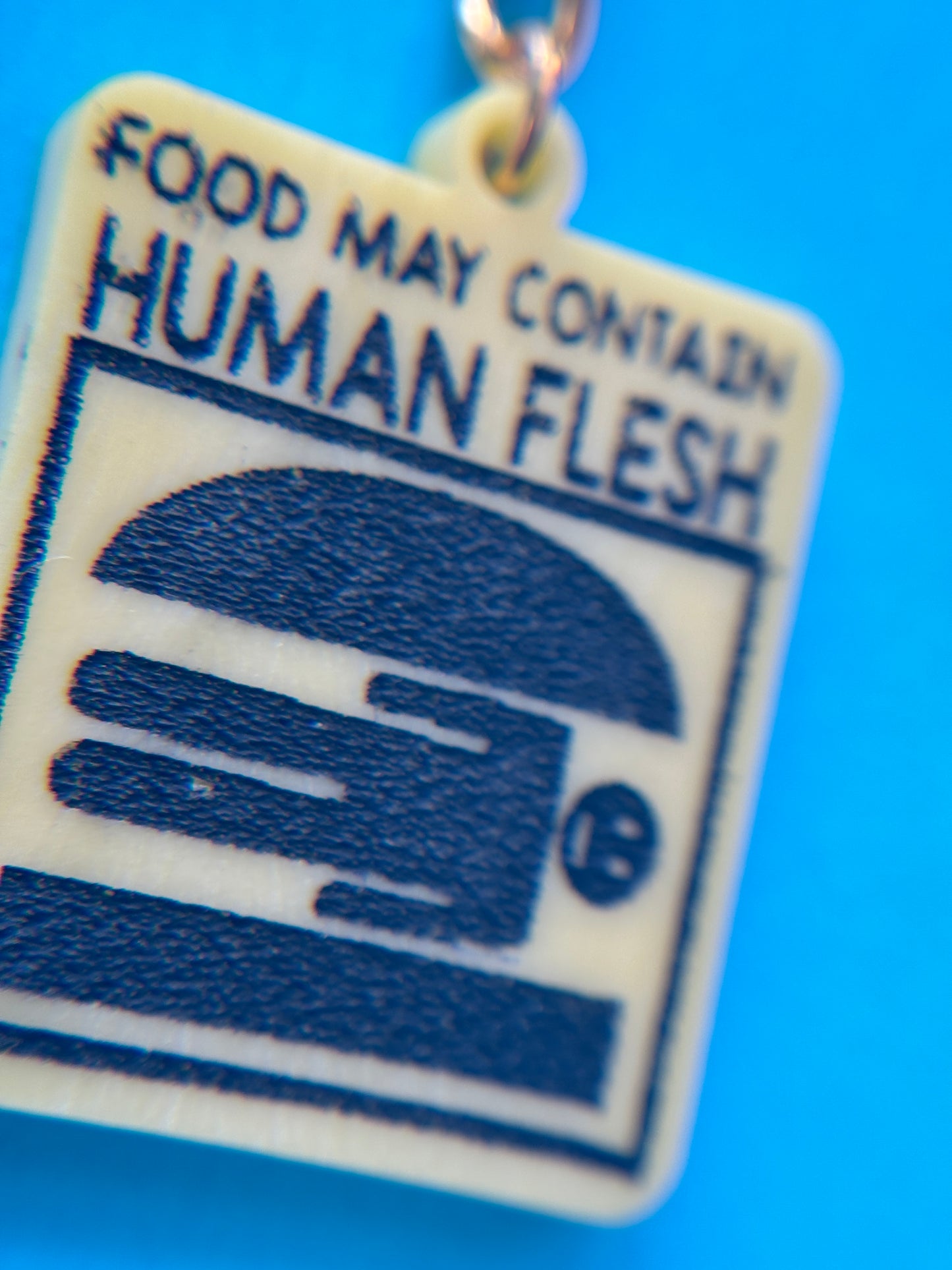 Human Flesh Mini Keychain