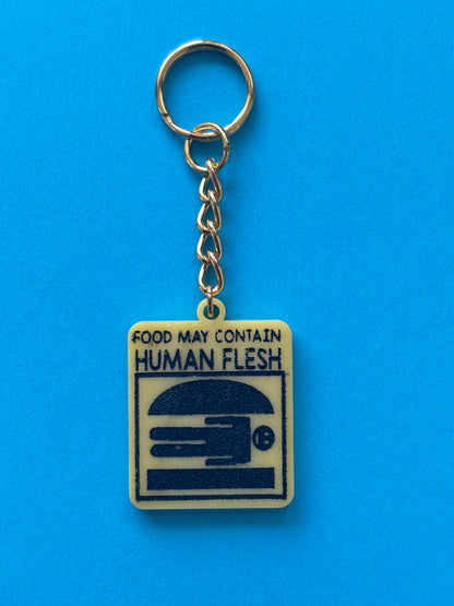 Human Flesh Mini Keychain