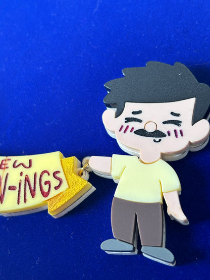 New Bacon-ings Acrylic Keychain/Magnet