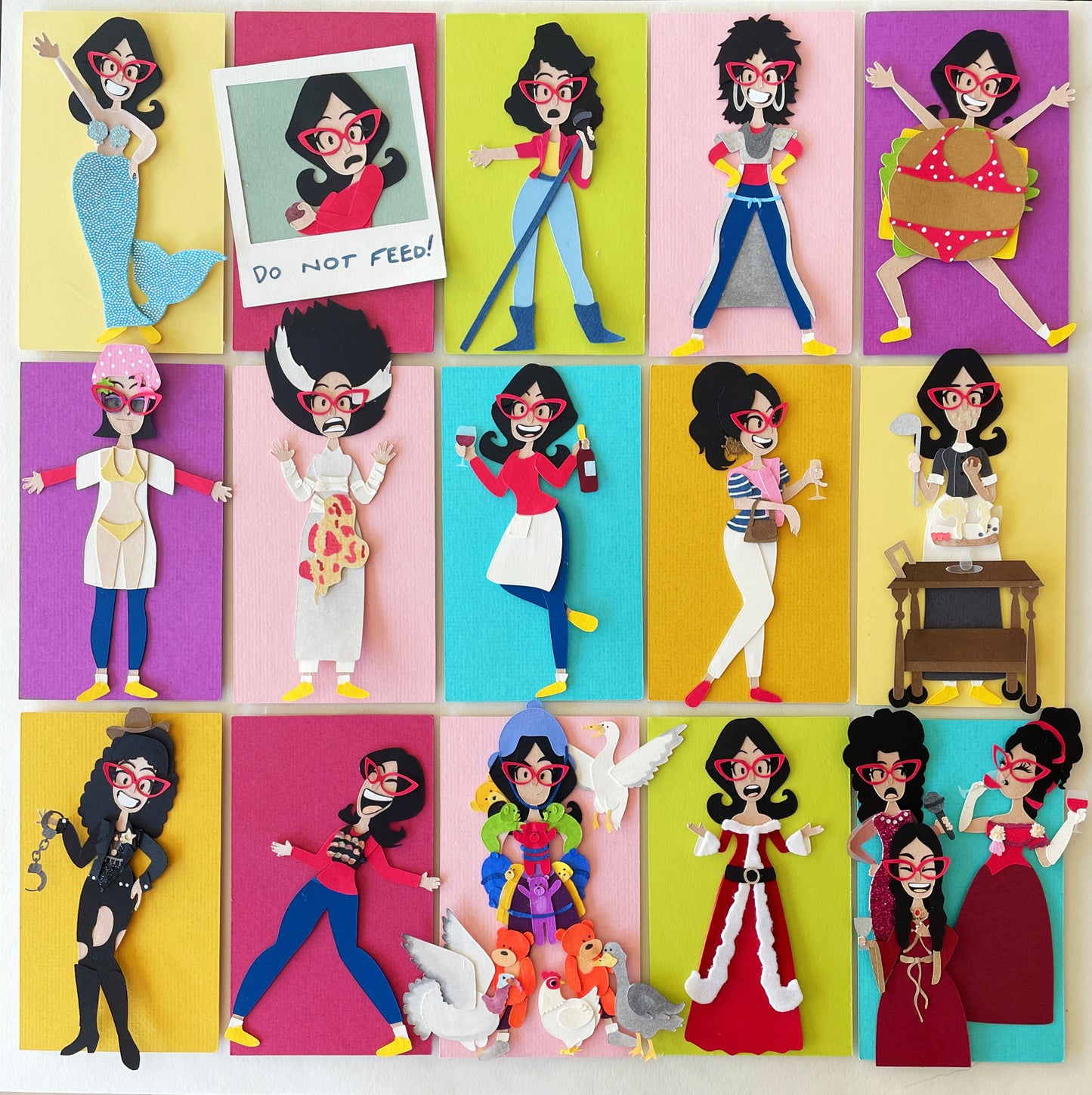 Linda Collage Print