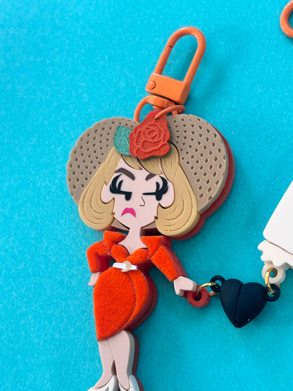 Debbie + Fester Keychain