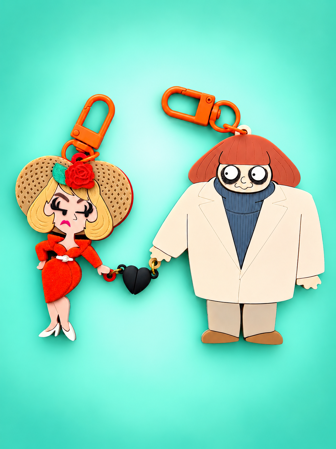 Debbie + Fester Keychain