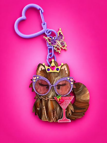 Her Royal Princess Donut the Queen Ann Chonk Keychain