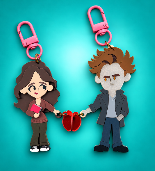 Bella + Edward Keychain