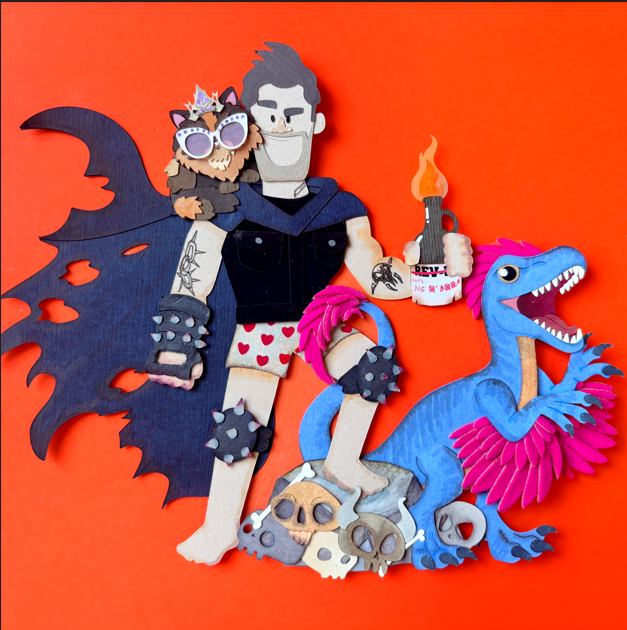ORIGINAL Dungeon Crawler Carl Paper Piece