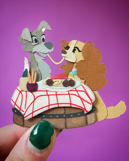 PAPER pups - Lady and the Tramp