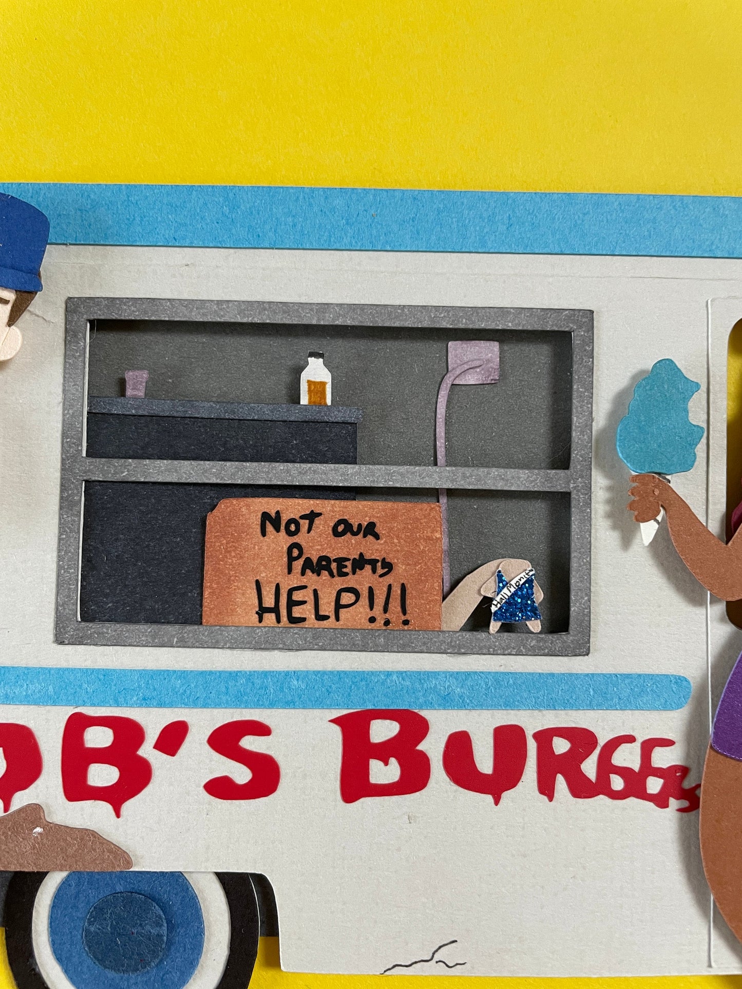 PAPER Letter F Bob's Burgers