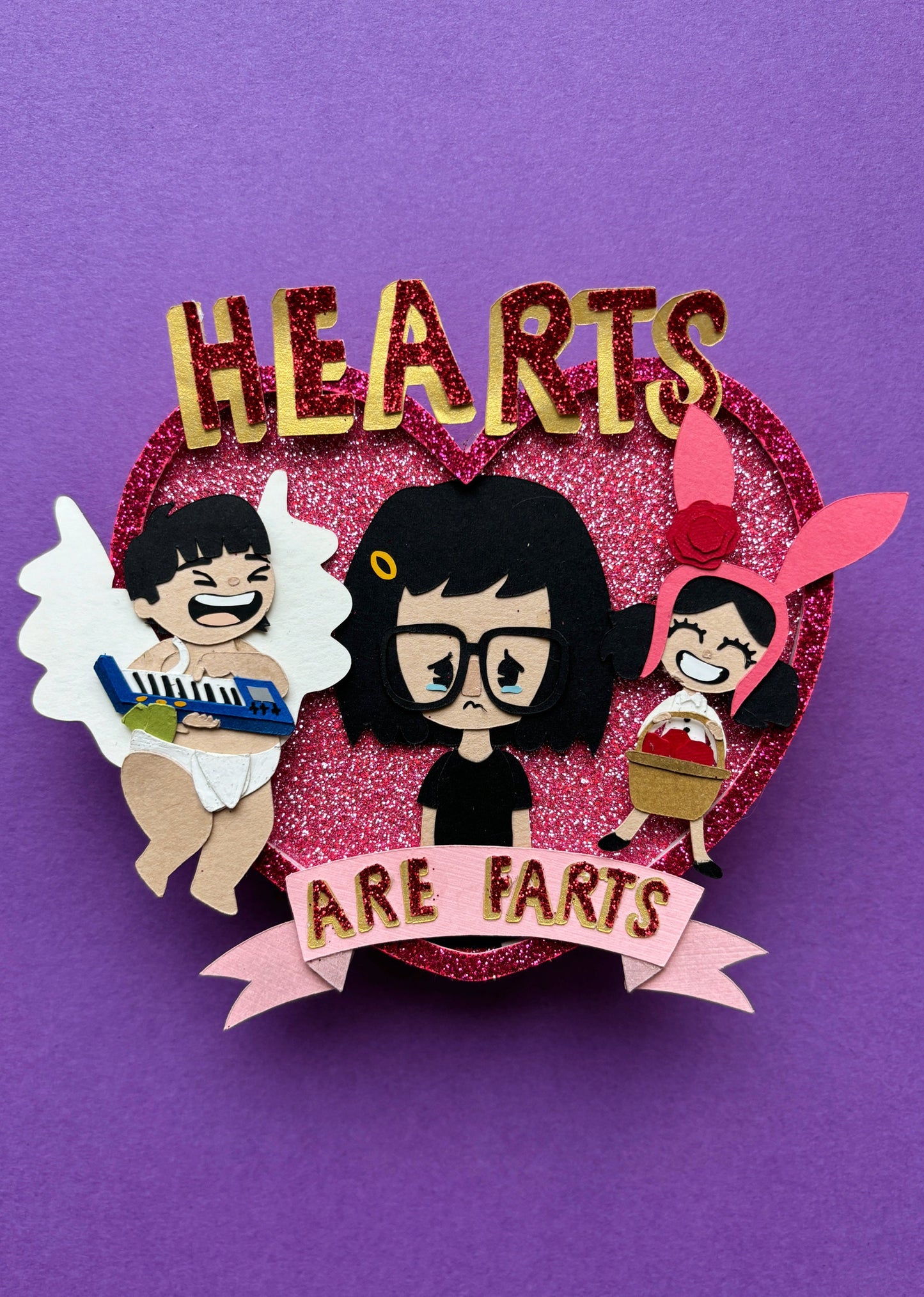 PRINT Hearts are Farts